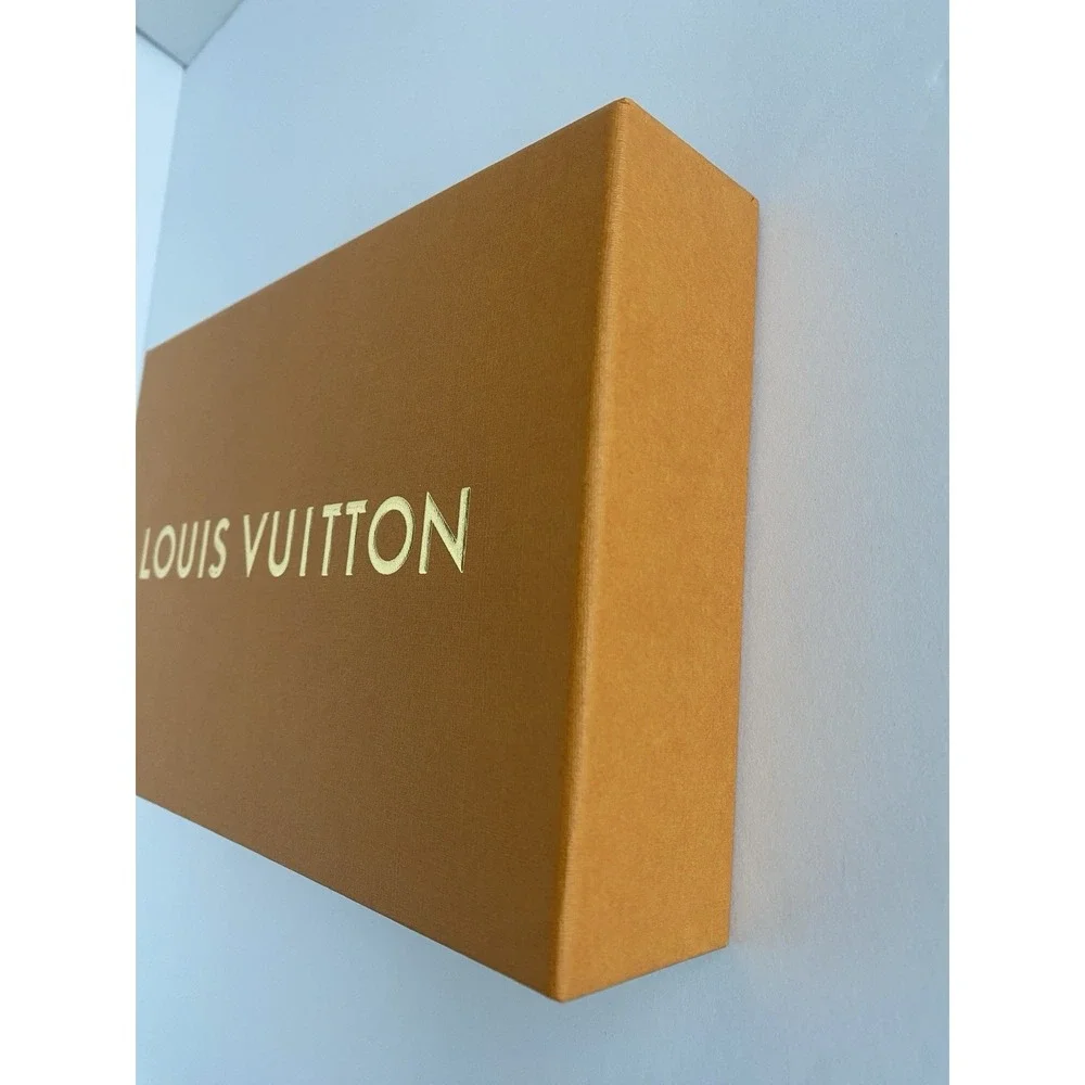 Louis Vuitton Wallet Size Empty Drawer Style Box With Dust Bag 8x5.25x1.5